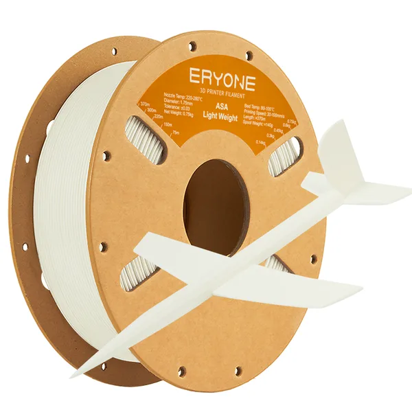 ERYONE 3D Printer Filament, ASA Light-Weight Filament -± (750g)