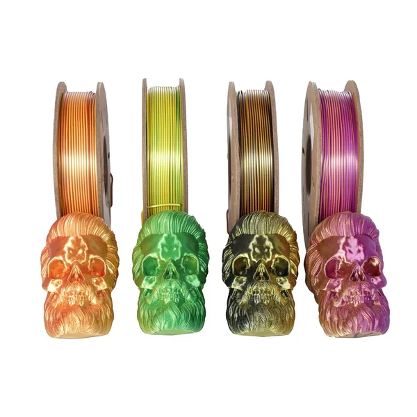 ERYONE 3D Printer Filament, PLA Silk Dual-Color Filament，±(250g)，Total 4 Rolls