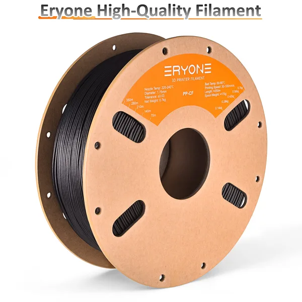 ERYONE 3D Printer Filament, PP & PP-CF Filament -± (900g)