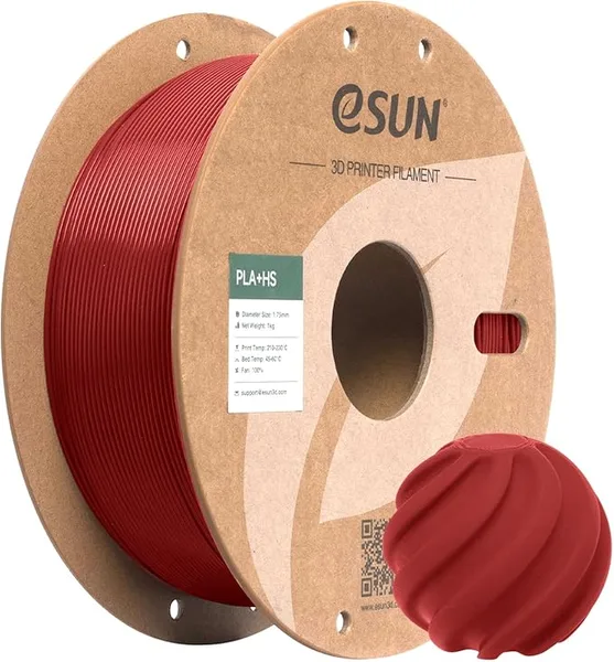 eSUN3D PLA+ Fire Engine Red