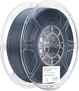 eSUN3D eSUN PC HT 3D Printer Filament, High Heat Resistance 114℃ (237°F), Industrial Grade Strength & Excellent Interlayer Adhesion High Temp Polycarbonate, 0.5KG(1.1lbs), Grey