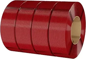 eSUN3D eSUN PLA Basic Refilament, 3D Printer Refill High Speed PLA for Fast Printing, 1KG per Roll, 4 Rolls Spoolless 3D Printing Filament for High Speed 3D Printers, Fire Engine Red