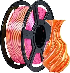 Flashforge PLA Silk Pink and Yellow