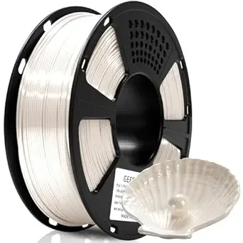 Geeetech PLA Silk Metallic White