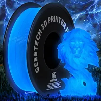 Geeetech PLA Glow in the Dark Blue