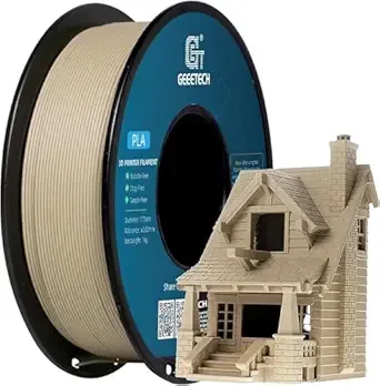 Geeetech Geeetech Wood Filament 3D Printer Filament,Walnut Wood PLA Filament 1kg (2.2lbs) 1 Spool,Dimensional Accuracy +/-,for Most 3D FDM Printer