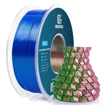 Geeetech PLA Silk Red Blue Green