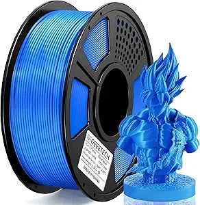 Geeetech GEEETECH PLA Filament, 0.5kg/500g Spool (1.1 LBS), Dimensional Accuracy ± 3D Printer Filament, Low Warping & High-Speed Printing, Fits Most FDM 3D Printers (Blue)