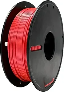Geeetech GEEETECH PLA Filament, 0.5kg/500g Spool (1.1 LBS), Dimensional Accuracy ± 3D Printer Filament, Low Warping & High-Speed Printing, Fits Most FDM 3D Printers (Red)