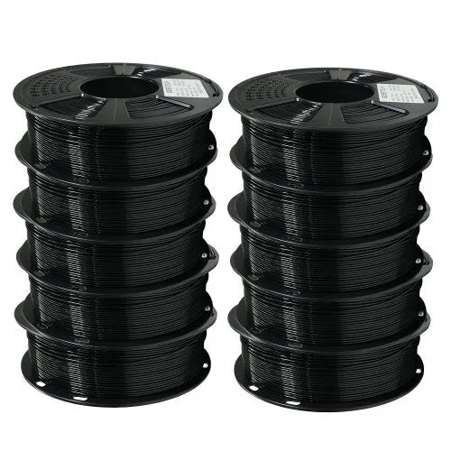 Geeetech GEEETECH PETG 3D Printer Filament, 1kg Spool, 10 Rolls Bundle