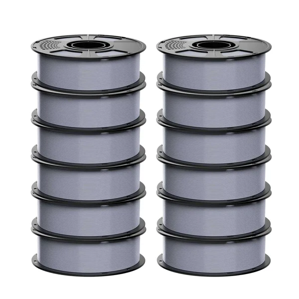 Geeetech GEEETECH ABS+ 3D Printer Filament, 1kg Spool, 12 Rolls Bundle
