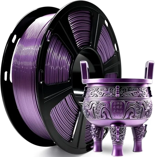 GiantArm GIANTARM PETG Filament 1Kg(2.2lb), Metallic Violet Filament PETG for 3D Printer, ± Accuracy, High Precision, Strong Toughness, Neatly Wound & Moistureproof, Metal Violet