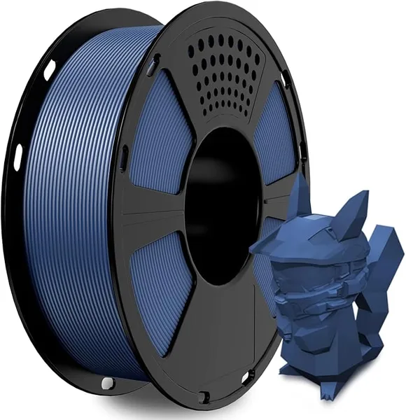 GiantArm GIANTARM PLA Filament,Matte Blue 3D Printer Filament, Matte PLA 1KG Spool(2.2lb),Dimensional Accuracy +/-,3D Filament for Bambu Lab