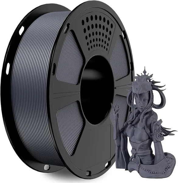 GiantArm GIANTARM PLA Filament,Matte Dark Gray 3D Printer Filament, Matte PLA 1KG Spool(2.2lb),Dimensional Accuracy +/-,3D Filament for Bambu Lab