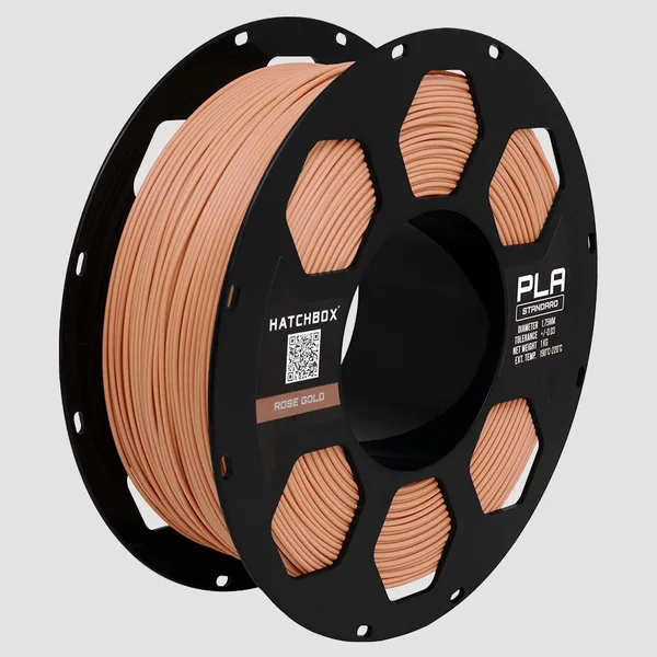 HATCHBOX ROSE GOLD PLA FILAMENT -, 1KG SPOOL
