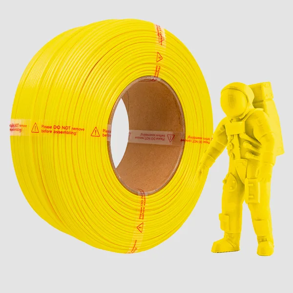HATCHBOX YELLOW PLA FILAMENT REFILL -, 1KG SPOOL