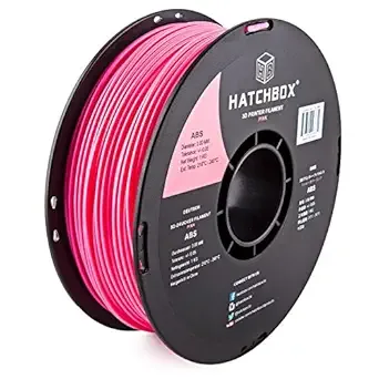 HATCHBOX HATCHBOX ABS 3D Printer Filament, Dimensional Accuracy +/-, 1 kg Spool, Pink