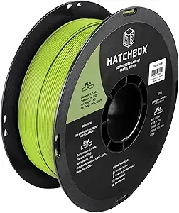 HATCHBOX HATCHBOX PLA PRO+ 3D Printer Filament, Dimensional Accuracy +/-, 1 kg Spool, Pastel Green