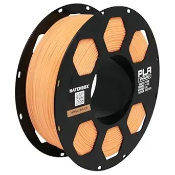 HATCHBOX HATCHBOX Apple Sauce PLA 3D Printer Filament, 1 KG Spool, Dimensional Accuracy +/-, 3D Printing Filament