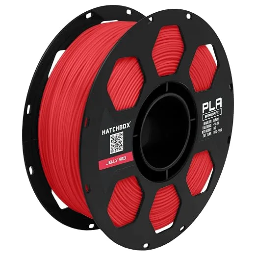 HATCHBOX PLA Jelly Red