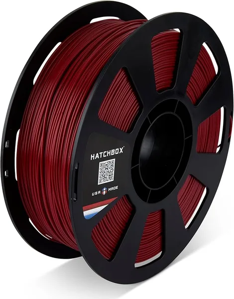HATCHBOX PLA High Speed Dark Red