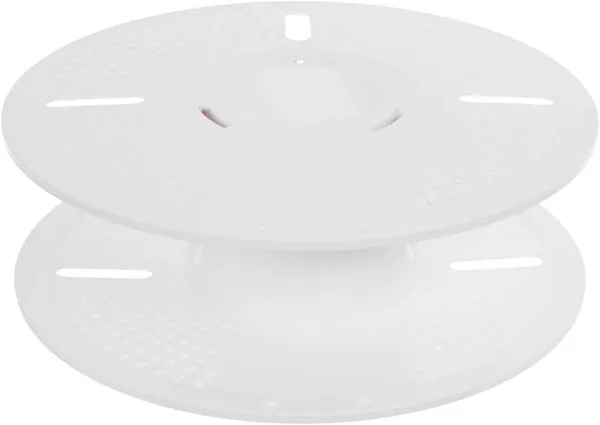 Hobby Lobby Hobby Lobby 3D Printer Filament Empty Refillable Spool, White, Set of 4 | 7.75 x 7.75 inches, Plastic, 2.2 lbs Capacity
