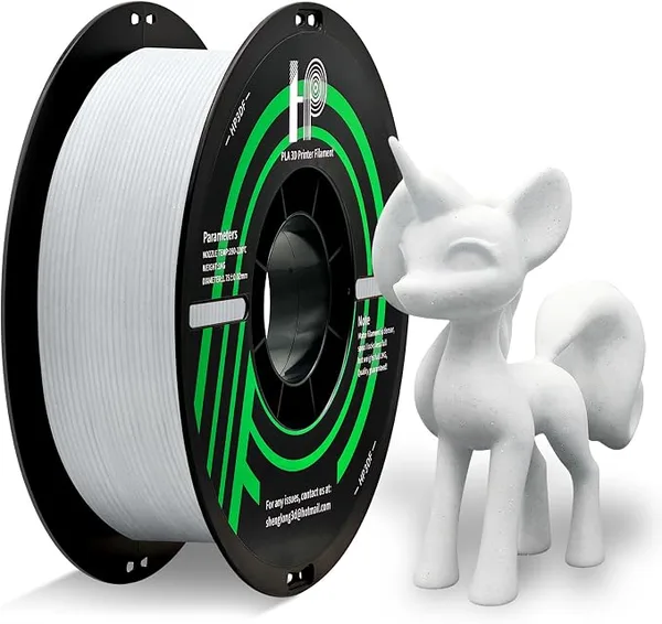 HP3DF PLA Glitter White