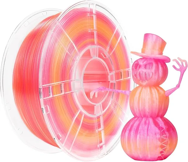 iBoss iBOSS Gradient PLA Plus 3D Printer Filament+/-, 1kg Spool (2 2lbs) Transparent Tri Color 3D Printing Filament, PLA Pro 3D Filament,Fit Most FDM Printer(Transparent Red Blue Green)