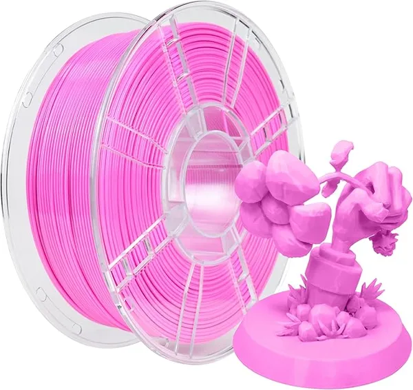 iBoss iBOSS PETG 3D Printer Filament Rose Pink 1KG (2.2lbs) Spool 3D Printing Filament, Dimensional Accuracy +/-, Neatly Wound 3D Filament Fit Most FDM 3D Printers (PETG Rose Pink)