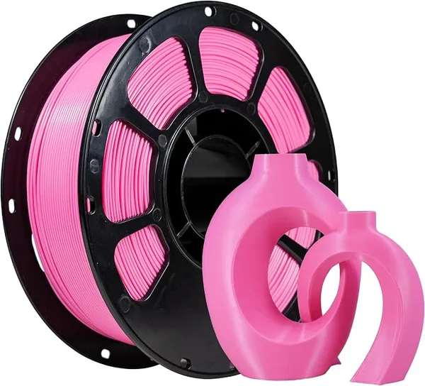 iBoss iBOSS PLA Plus 3D Printer Filament PLA+ Filament, Neatly Wound 3D Printing Filament +/-, Fit Most FDM 3D Printers, 1kg Spool (2.2lbs), Light Pink