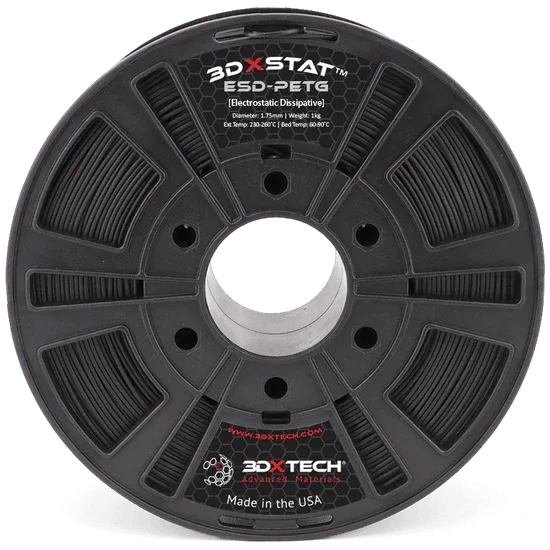 IIID Max 3DXSTAT" ESD-PETG 3D Printer Filament by 3DXTech Made in USA 750g