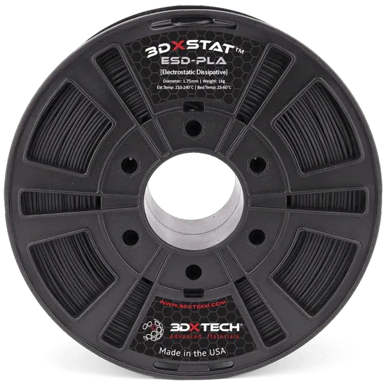 IIID Max 3DXSTAT" ESD-PLA 3D Printer Filament by 3DXTech Made in USA 750g