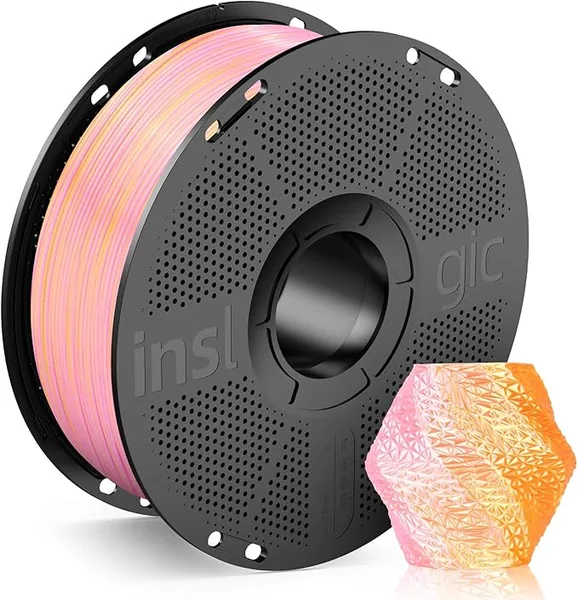 Inslogic 3D PLA Silk Pink+Gold