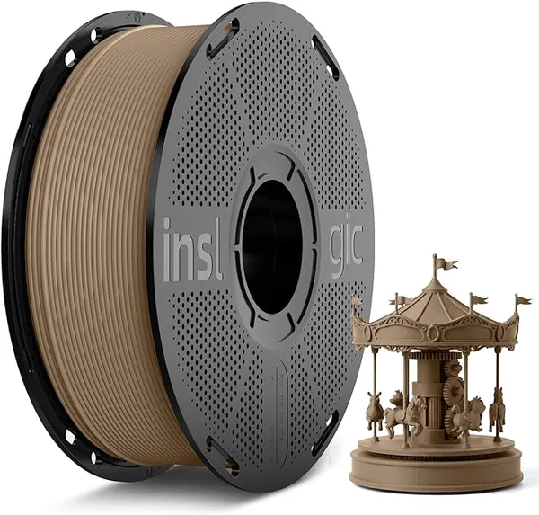 Inslogic 3D PLA Wood Natural Wood