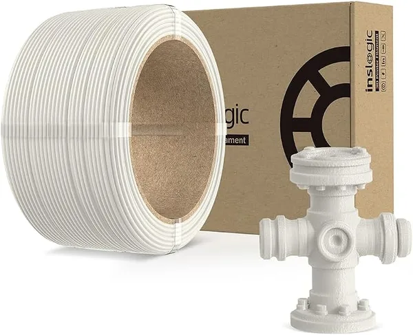Inslogic 3D Inslogic PA6/66 Easy PA Filament, 250g Refill Nylon 3D Printer Filament, Low Warp, Easy to Print, Dimensional Accuracy ± (Natural)