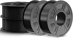 JAYO JAYO PETG Filament Bundle 4.4KG, Strong Toughness PETG 3D Printer Filament, Dimensional Accuracy +/-, Fits for Most FDM 3D Printers (Black)