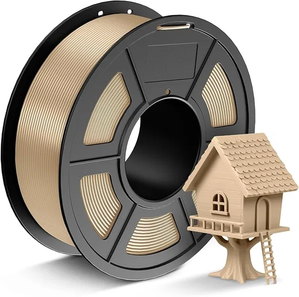 JAYO JAYO PLA 3D Printer Filament Wood, PLA Filament, 1.1KG Spool, Dimensional Accuracy +/-, Fit Most FDM Printer