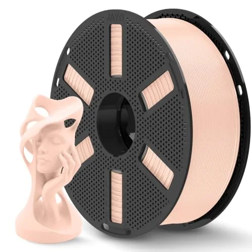 JAYO JAYO Beige PLA+ 3D Printer Filament, PLA Plus 1.1KG Spool(2.42 lbs)