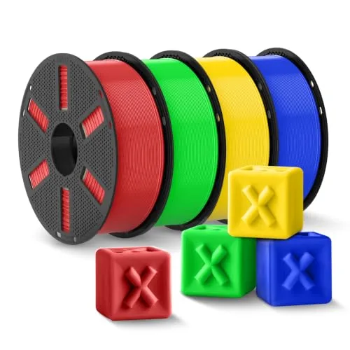 JAYO JAYO PLA+ Filament, 1.1kg per Spool, 4 Colors Bulk Set