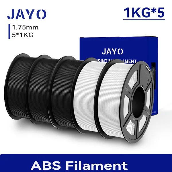 JAYO JAYO ABS  1.1KG*5 Rolls 3D Printing Filament Bundle