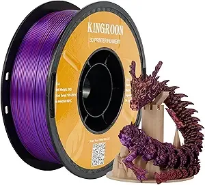 Kingroon PLA Silk Red Gold Purple