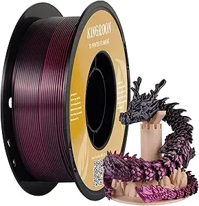 Kingroon PLA Silk Black Red