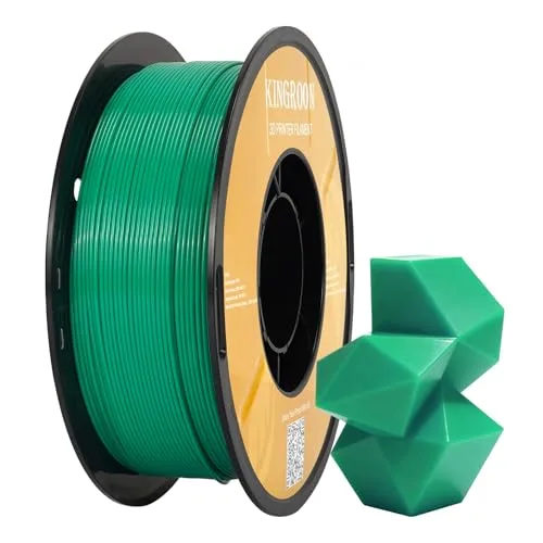 Kingroon Kingroon High Speed PETG 3D Printer Filament, 3D Printer Rapid Filament for 30-/s Hyper Printing Filament, Dimensional Accuracy +/-, 1kg Plastic Spool(2.2lbs) (Green)
