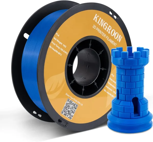 Kingroon 【2KG Pack】Blue PLA 1kg 3D Printer Filament (FRESH)