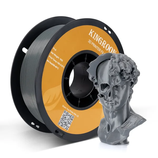 Kingroon 【2KG Pack】Gray PLA Filament 1kg  (FRESH)