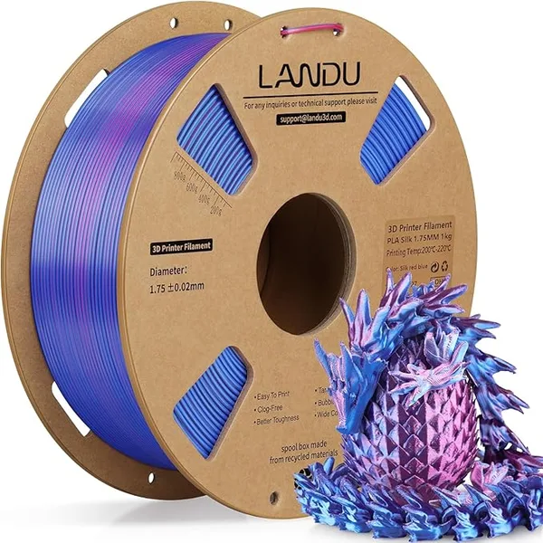 Landu PLA Silk Red Blue