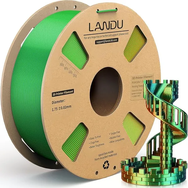 Landu PLA Silk Blue Green Orange