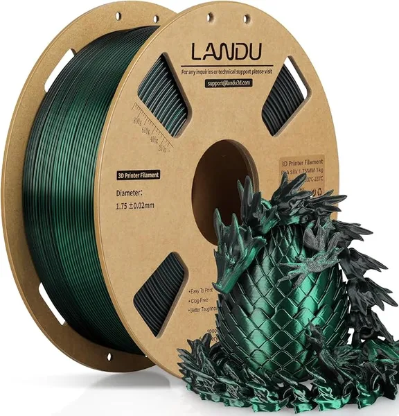 Landu PLA Silk Black Green