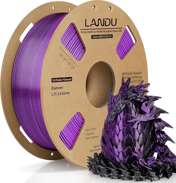 Landu PLA Silk Black Purple