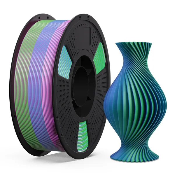 Levemaker LEVEMAKER Tri-Color Silk PLA 3D Printing Filament 1KG
